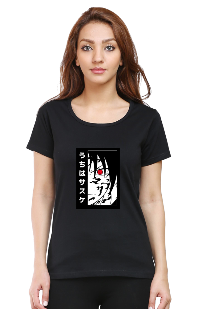 Sasuke Uchiha Women’s T-Shirt – Naruto Anime Sharingan Tee