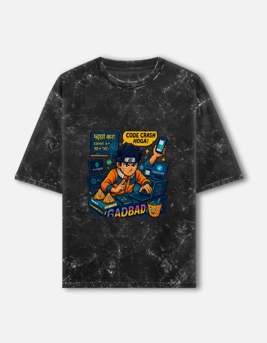 Gadbadi brand story explaining the meaning of Gadbadi and how the Indian Gen Z streetwear brand represents oversized fashion and youth culture