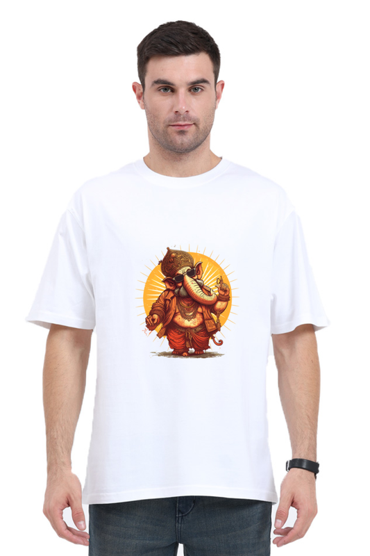 Bappa Swag T-Shirt – Lord Ganesh Maharaja Style