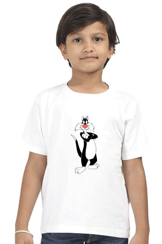 Sylvester the Cat Kids’ T-Shirt – Classic Looney Tunes Cartoon Tee