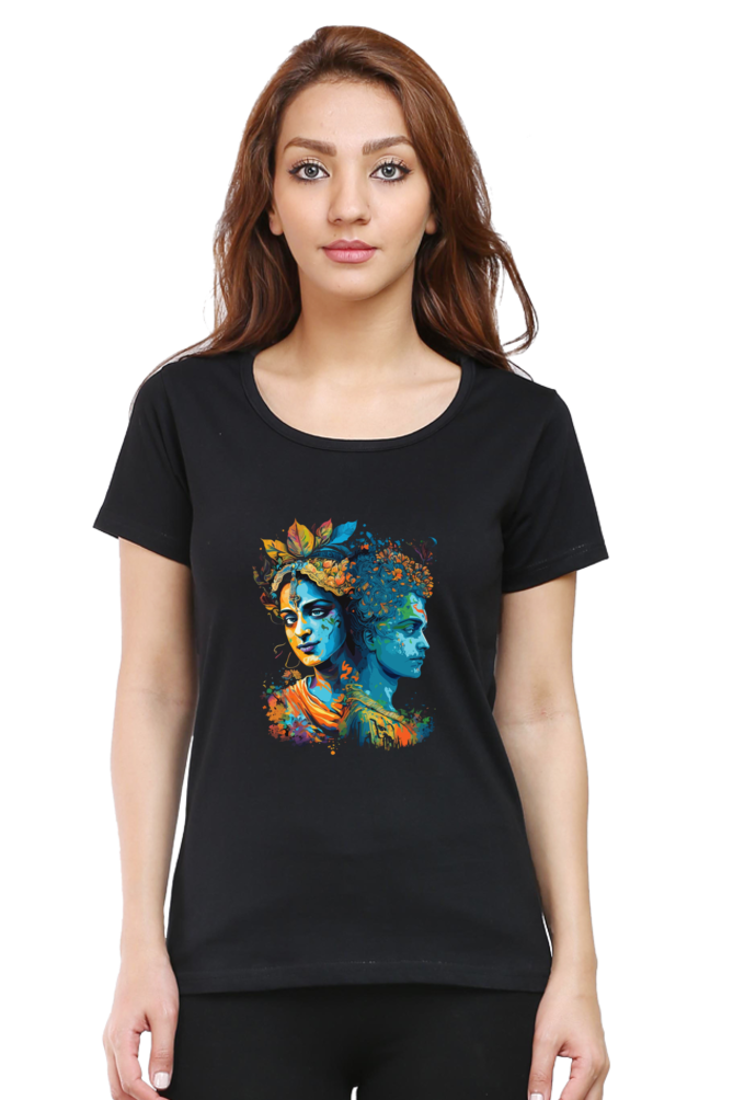 Radha Krishna Women’s T-Shirt – Mystic Bond Edition