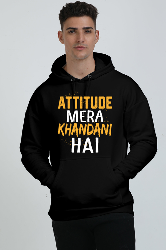 Attitude Mera Khandani Hai Oversized Hoodie – Desi Swag Edition