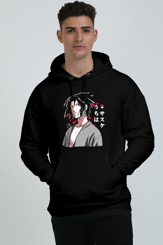 Sasuke Uchiha Hoodie – Naruto Anime Oversized Streetwear
